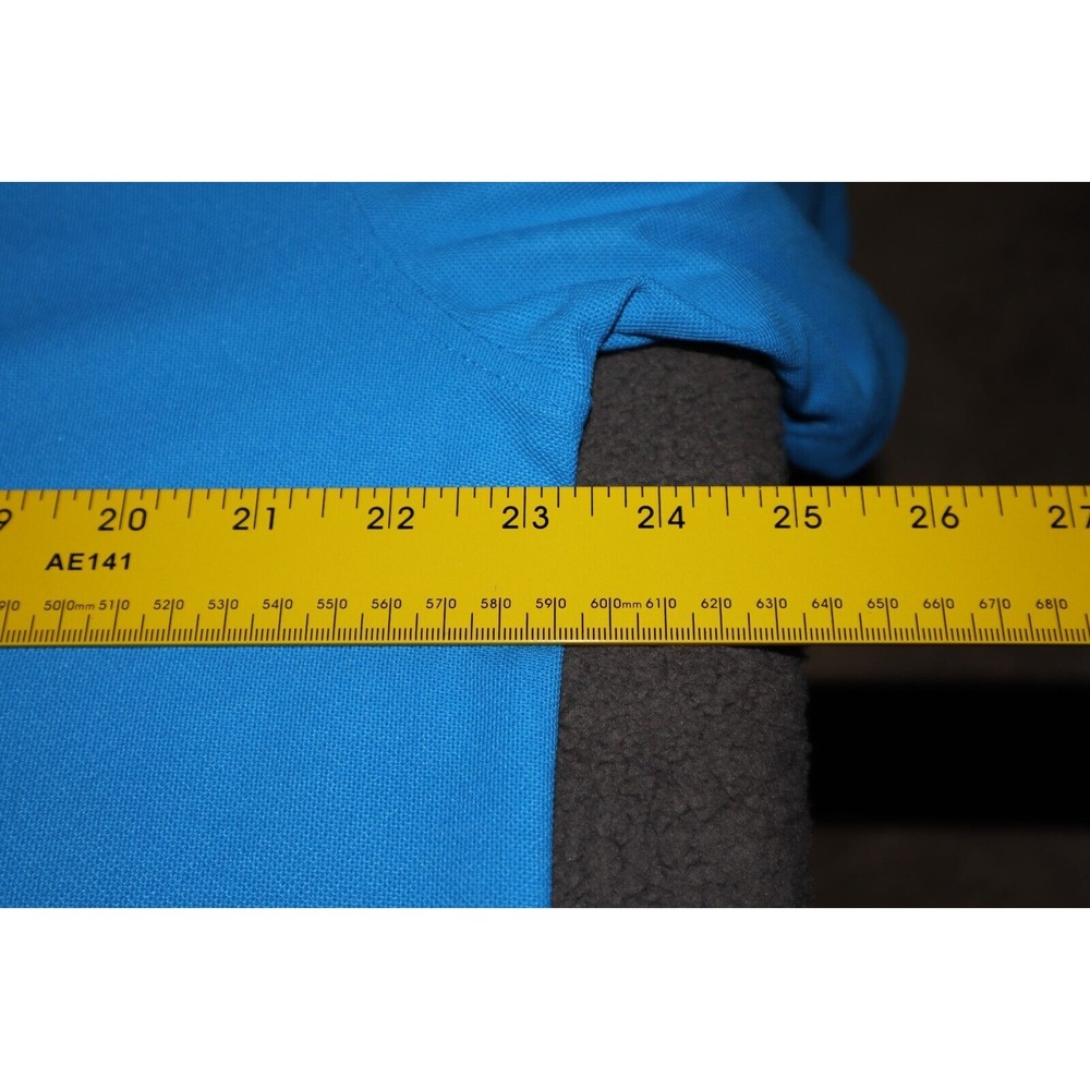 Masters Tech Adult Large Blue Polo Golf Performance Outdoor Active Casual Mens - Picture 8 of 10